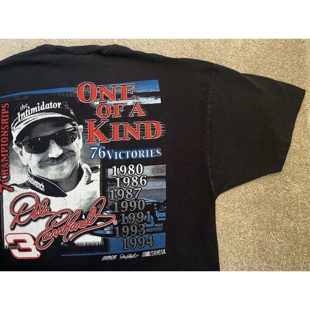 Vintage Dale Earnhardt T Shirt One Of A Kind Competitors View Short Sleeve XXL - Picture 15 of 16